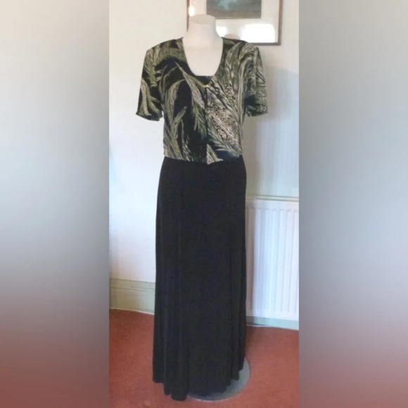 VTG J RIBKOFF COUTURE EVENING DRESS AND BOLERO size 12 women’s multicolored - Picture 1 of 10